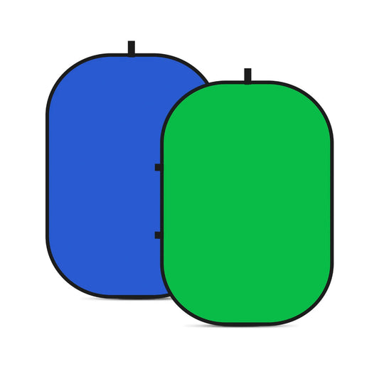 NEEWER 1.5x2M 2-in-1 Collapsible Backdrop (Blue&Green)