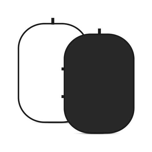 NEEWER 1.5x2M  2-in-1 Collapsible Backdrop Kit (Black&White)