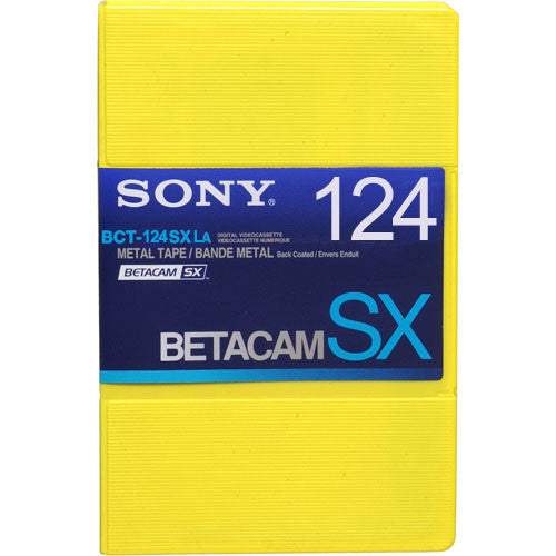 Sony BCT-124SXLA 124-Minute Betacam SX Video Cassette, Large