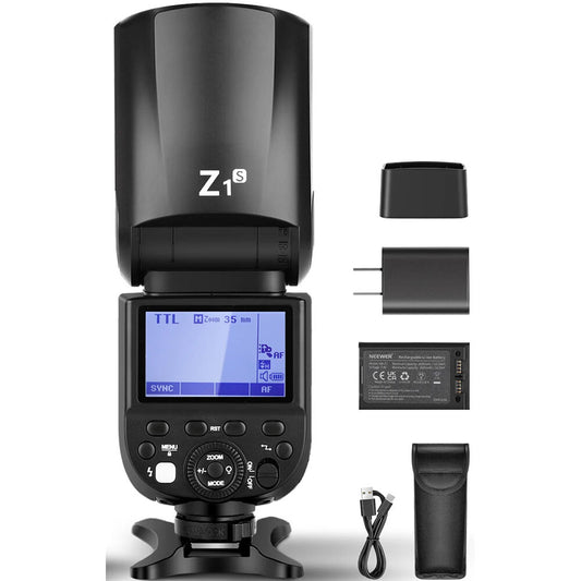 NEEWER Z1-S TTL Round Head Flash Speedlite for Sony Cameras (10100728)