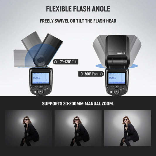 Neewer NW620 Speedlite Flash with LCD Display