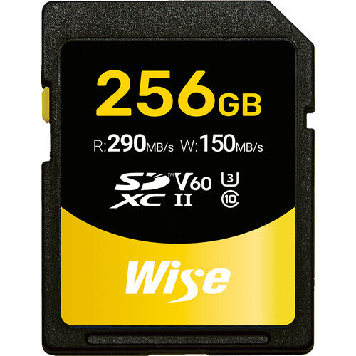 Wise Advanced 256GB SD-S UHS-II SDXC Memory Card