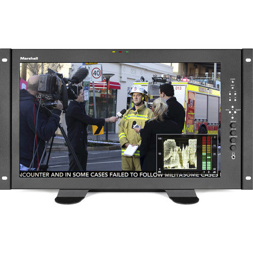 Marshall Electronics V-LCD171MD-DT 17.3" Full HD Desktop Mount Monitor with MD-3GE Module