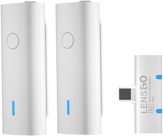 LENSGO 518C 2.4G Wireless Microphone for Smartphone iPhone (Android Type-C)