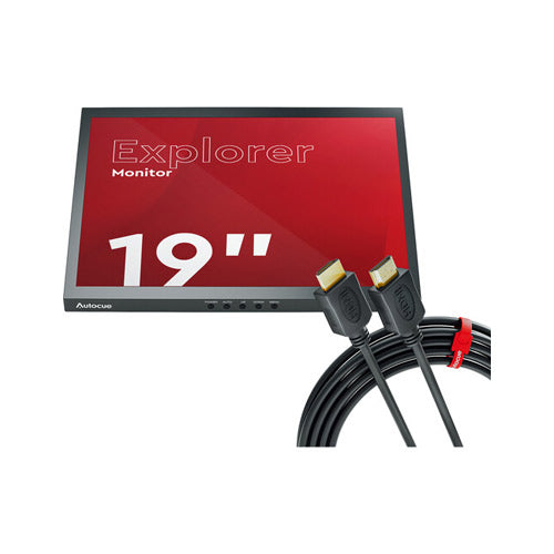 Autocue Explorer 19″ Monitor with HDMI, VGA, and Composite Inputs