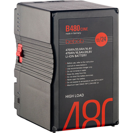 Bebob B480CINE 14.4/28.8V 475Wh B-Mount Li-Ion Battery