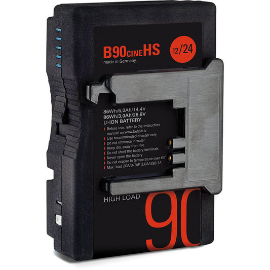 Bebob B90CINEHS B-Mount Hotswap Li-Ion High Load Battery 86Wh