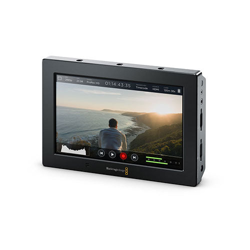 Blackmagic Video Assist 4K 7” high resolution monitor with Ultra HD recorder