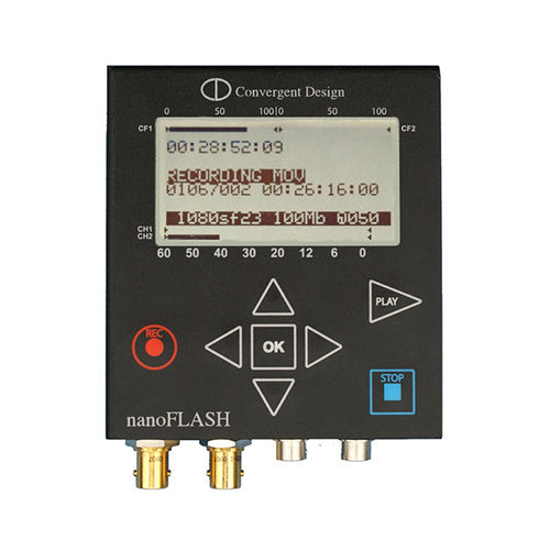 Convergent Design nanoFlash HD/SD Recorder/Player with 2 CF Card Slots