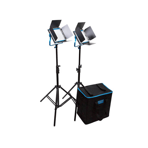 Dracast S-Series Bi-Color LED500 2 Light Kit with NP-F Mount Battery Plates and Nylon Padded Travel Case