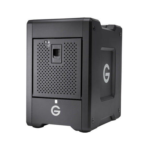 مجموعة أقراص G-Technology G-SPEED Shuttle سعة 24 تيرابايت مزودة بـ 4 حجرات Thunderbolt 3 RAID (4 × 6 تيرابايت)
