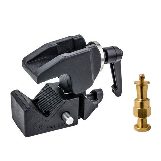 KUPO Convi Clamp (Black) W/ KCP-7SDL Saddle KCP-710B W/ KS-026 Stud