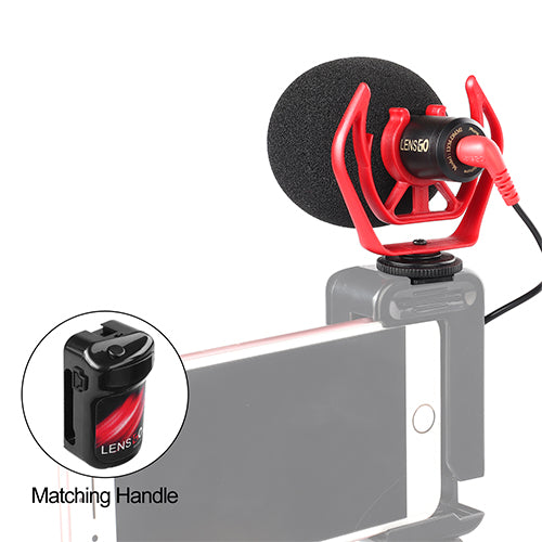 LensgoDMM1 Directional Shotgun Microphone for DSLR, Smartphones, and Portable Recorders