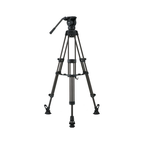 Libec LX5 M Tripod With Pan and Tilt Fluid Head and Mid-Level Spreader