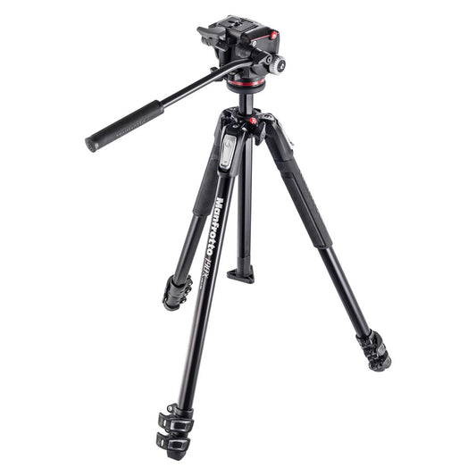 Manfrotto 190X aluminium 3-Section Tripod with XPRO Fluid Head