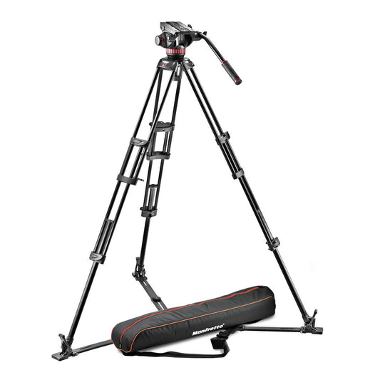 Manfrotto 502A Video Head, 546GB Tripod, and Carry Bag Bundle