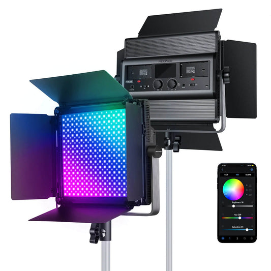NEEWER RGB1200 60W APP Control RGB LED Video Light