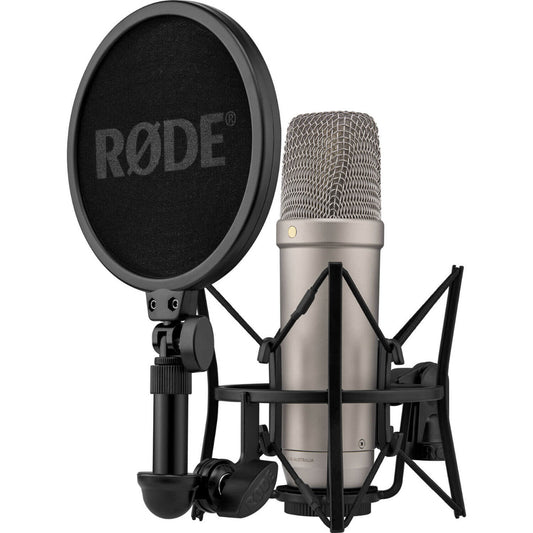 RODE NT1 5th Generation Large-Diaphragm Cardioid Condenser XLR/USB Microphone - Silver Main Image