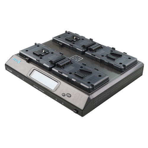 Pro-X XC-4LSD V-Lock Mount Four Bay Charger