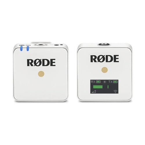Rode Wireless GO Compact Digital Wireless Microphone System (2.4 GHz, White)