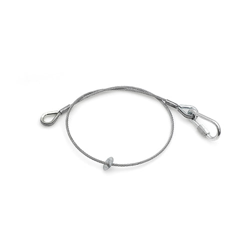 Safety cable (8 mm) 1 m, max. load 64 kg