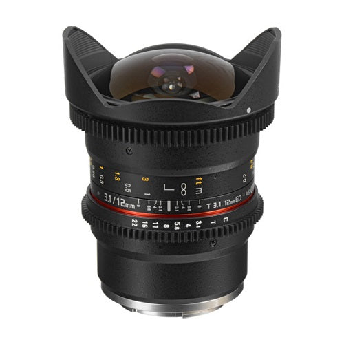 Samyang 12mm T3.1 VDSLR Cine Fisheye Lens for Sony E-Mount