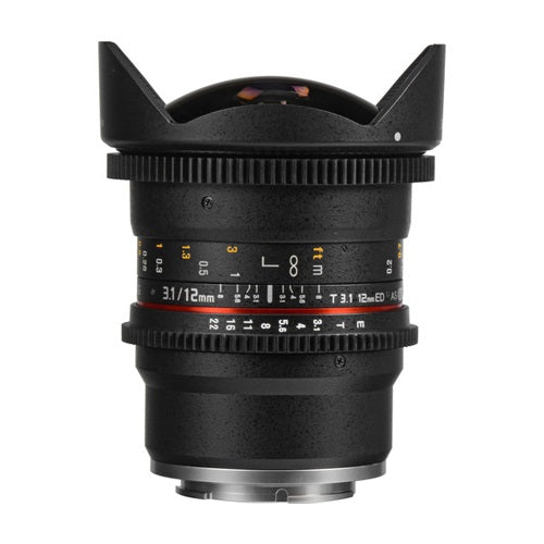 Samyang 12mm T3.1 VDSLR Cine Fisheye Lens for Sony E-Mount
