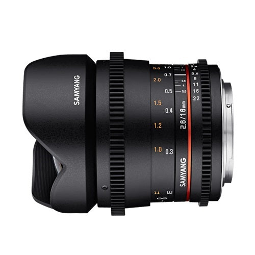 Samyang 16mm T2.6 VDSLR Lens with Sony E Mount