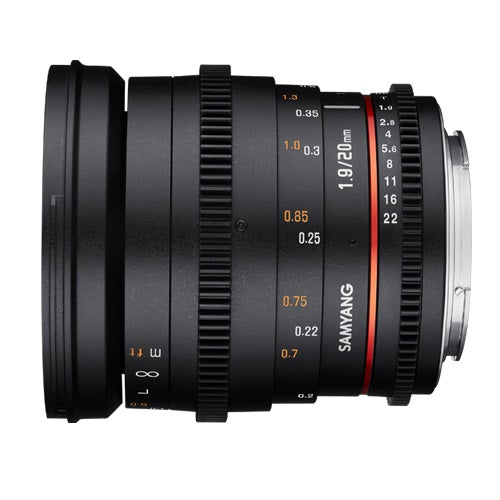 Samyang 20mm T1.9 VDSLR AS UMC Lens for Sony E Mount