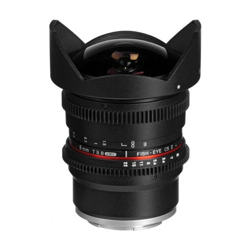 Samyang 8mm T3.8 UMC Fish-Eye CS II Lens (Sony E Mount)