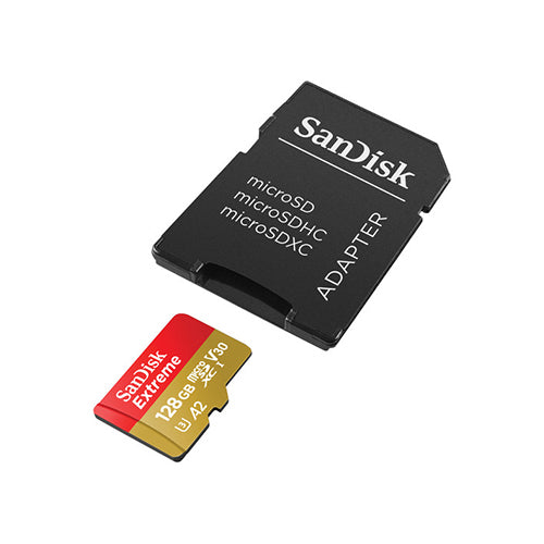 SanDisk 128GB Extreme UHS-I microSDXC Memory Card