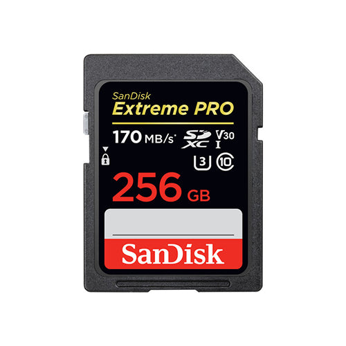 SanDisk 256GB Extreme PRO UHS-I SDXC Memory Card