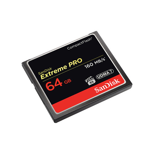 SanDisk 64GB Extreme Pro CompactFlash Memory Card (160MB/s)