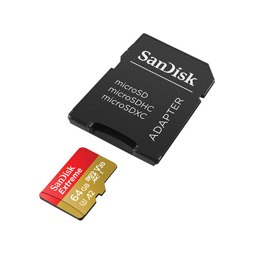 SanDisk 64GB Extreme UHS-I microSDXC Memory Card