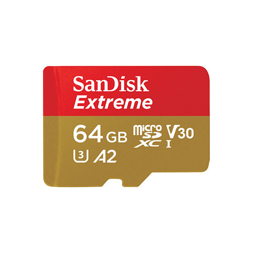 SanDisk 64GB Extreme UHS-I microSDXC Memory Card
