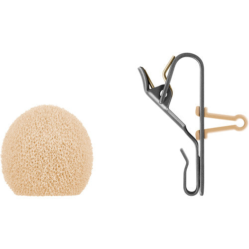 Sennheiser MKE Essential Omnidirectional Microphone with 3-Pin LEMO Connector (Beige)