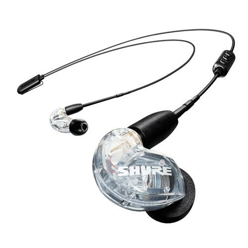 Shure SE215 Sound-Isolating In-Ear Stereo Earphones (Clear)