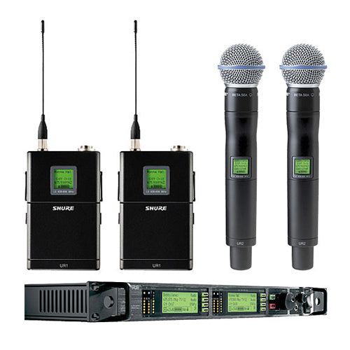 Shure UHF-R Professional Diversity Wireless Combo Microphone System