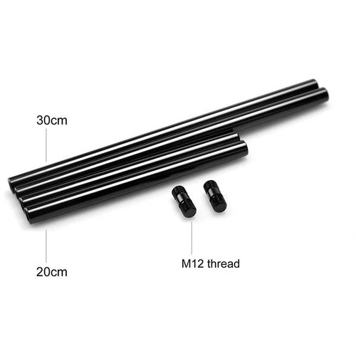 SmallRig Threaded 15mm Aluminum Rod Pack with Connectors 1659
