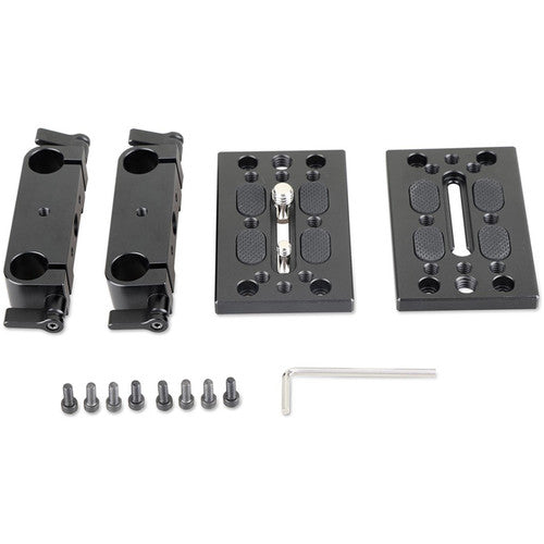 SmallRig Tripod Mounting Kit with 2 x Plates and 2 x 15mm Rod Clamps 1798