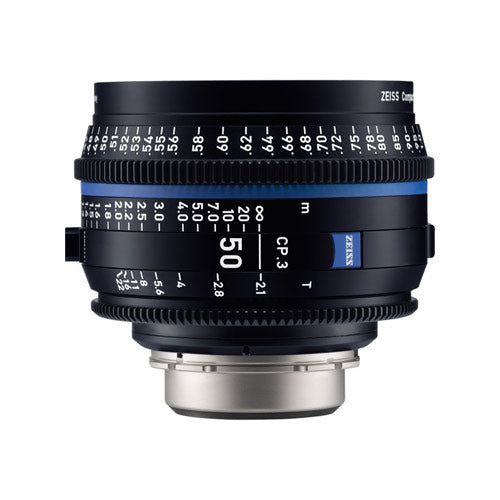 Zeiss CP.3 50mm T2.1 Compact Prime Lens (PL Mount, Meters)