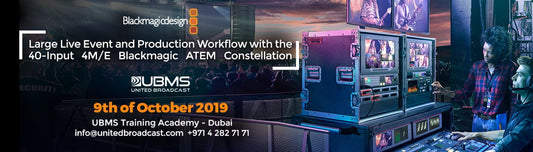 Large Live Event and Production Workflow with the 40-Input 4M/E Blackmagic ATEM Constellation