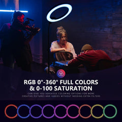 NEEWER RGB18-APP 18" RGB Ring Light Kit