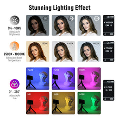 NEEWER SL90 Aluminum Alloy RGB Panel Video Light (10101037)