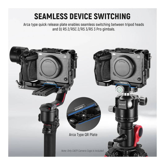 NEEWER Sony FX3/FX30 Camera Cage with HDMI Cable Clamp
