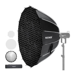 NEEWER 85cm Deep Parabolic Quick Release Softbox With Honeycomb Grid