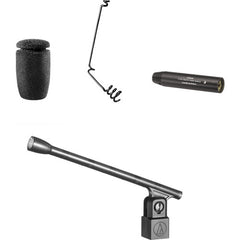 Audio-Technica U853R Hanging Microphone (Phantom Only) (Black)