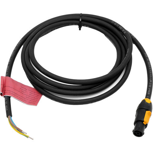 ARRI powerCON TRUE 1 to Bare Ends Mains Cable for SkyPanel Lights (10')