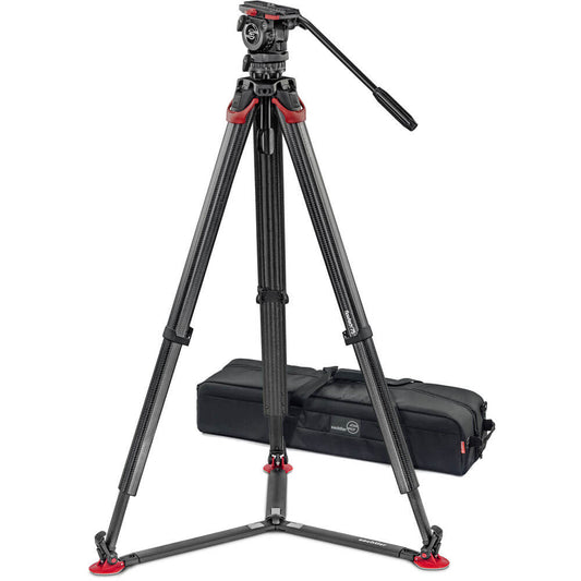Sachtler FSB 4 Fluid Head & flowtech 75mm Tripod System GS with Carry Handle & Bag