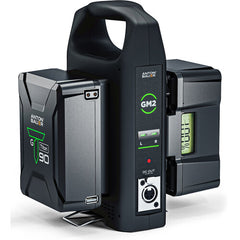 Anton/Bauer GM2 Dual-Bay Charger with 4-Pin XLR Output (Gold Mount)